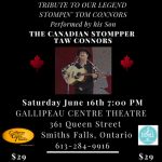Tribute to our legend Stompin’ Tom Connors