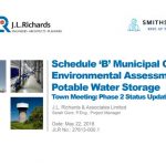 Schedule ‘B’ Municipal Class Environmental Assessment Potable Water Storage