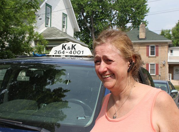 The new K&K Cab owner Leanda Bracegirdle
