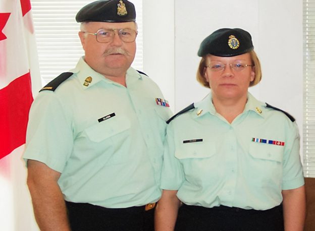 Les Closs with his wife Rose Closs