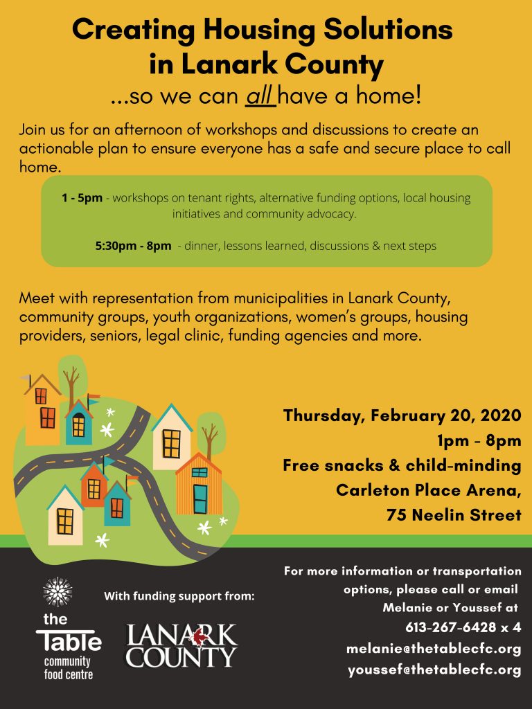 Creating Housing Solutions in Lanark County