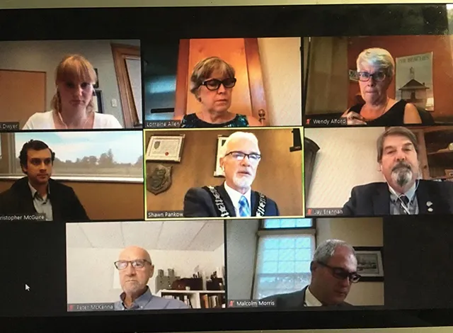 sf-council-virtual-aug13 Niki Dwyer, Lorraine Allen, Wendy Alford, Chris McGure, Shawn Pankow, Jay Brennan, Peter McKenna and Malcom Morris