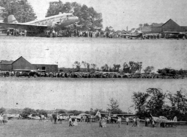 Perth Municipal Airport opening in 1956