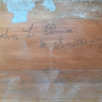 Smiths Falls History & Mystery: Message in a door frame