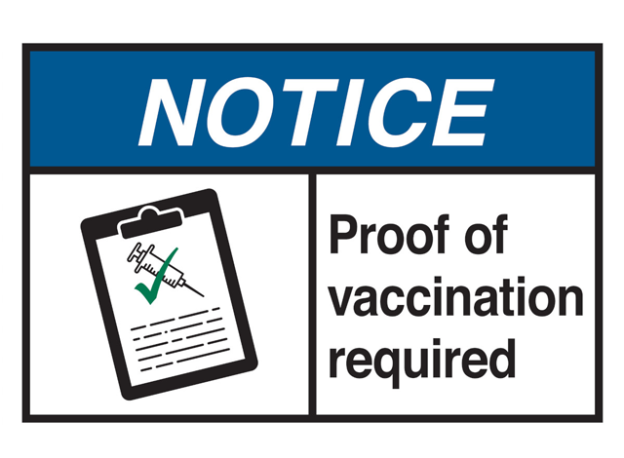 Proof of vaccination