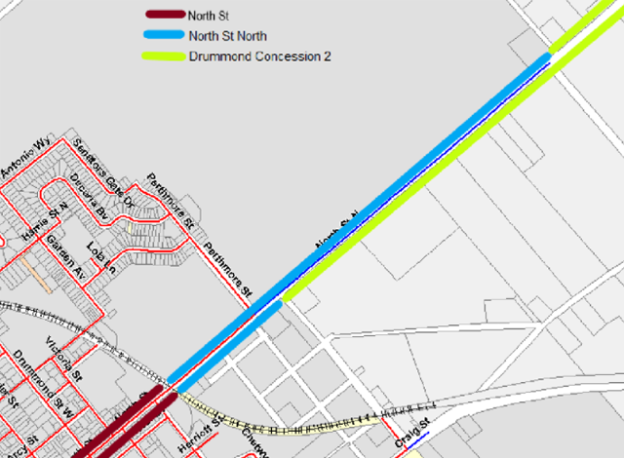 North Street / North Street North / Drummond Concession 2