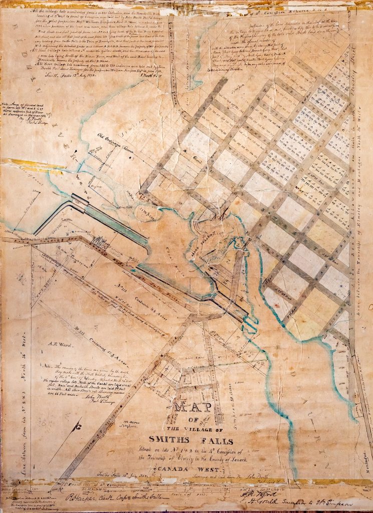 1858 Ward & Simpson Map