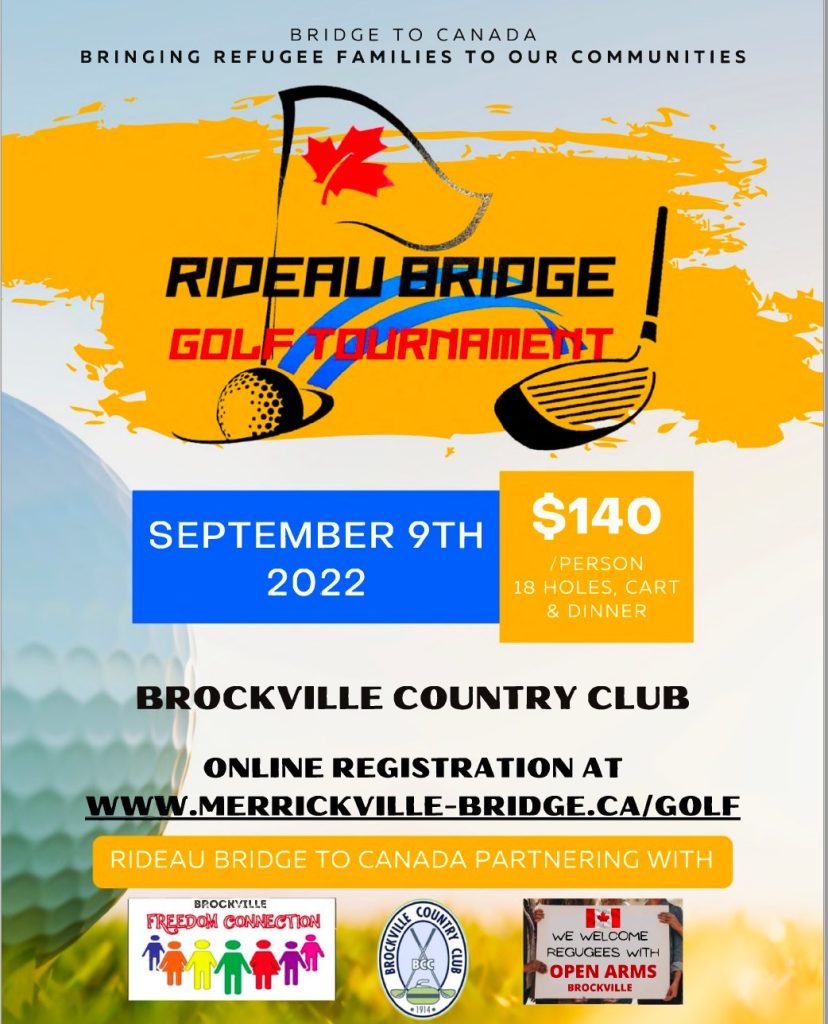 Rideau Bridge Golf Tournament Poster