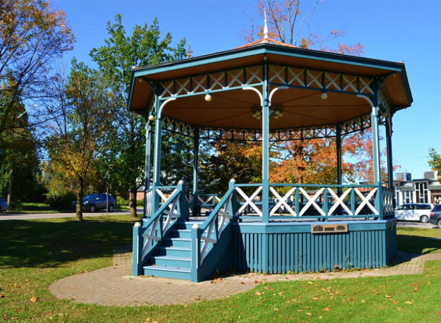 Bandshell in Gore Park, Elmira