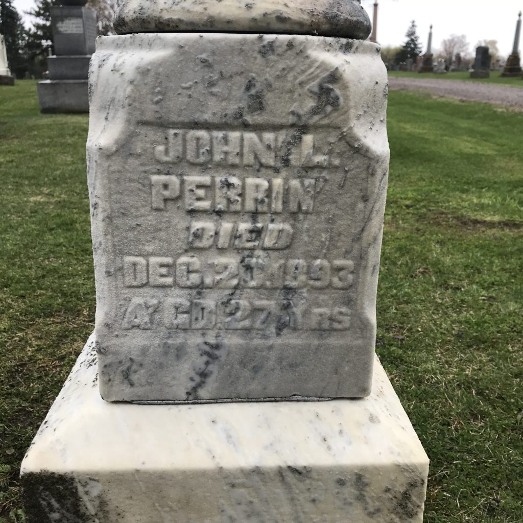 John Perrin Grave Stone