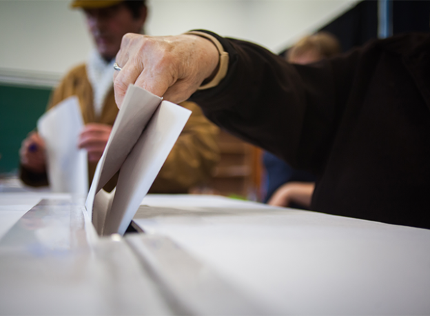 Voting stock image