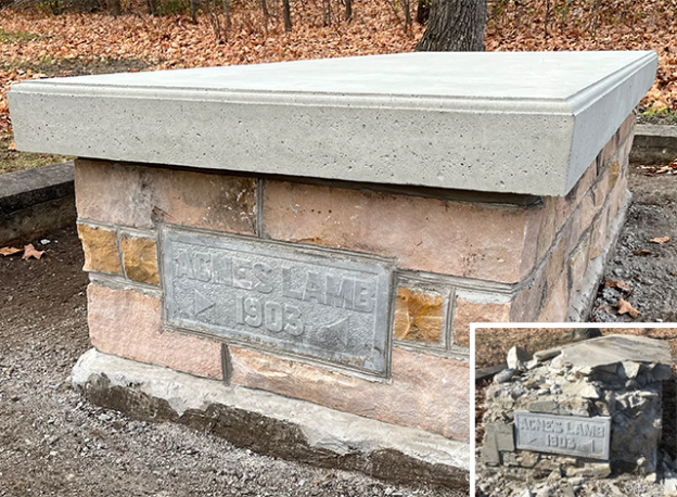 Agnes Lamb's tomb