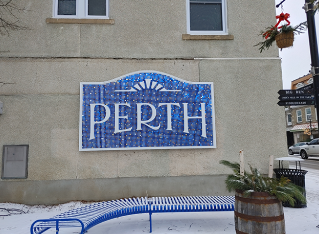 Perth Mosaic Sign