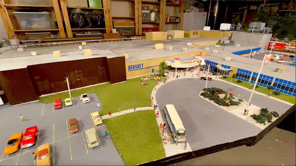 1:87 scale model of the former Hershey factory in Smiths Falls. Built by Harrison Barconnor.