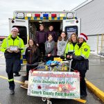 Lanark County Paramedic Service Food Drive fills ambulance!