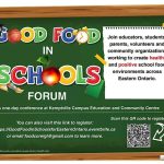 Good Food in Schools Forum at Kemptville Campus spotlights schools’ efforts to build food literacy