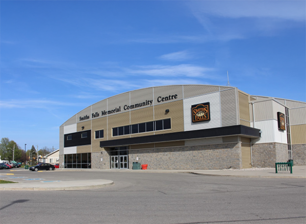 The Smiths Falls Memorial Community Centre, one of the Rideau Lakes Township arena partners.