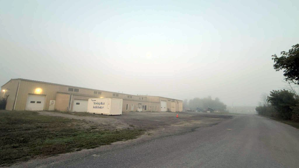 Street view of the Smiths Falls Public Works garage