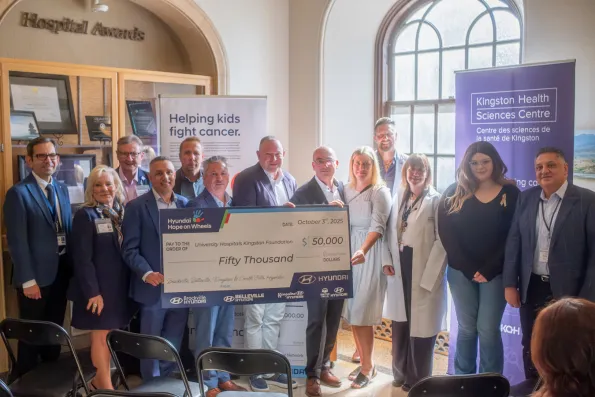 Smiths Falls Hyundai, and Brockville Hyundai join Hyundai Hope on Wheels.