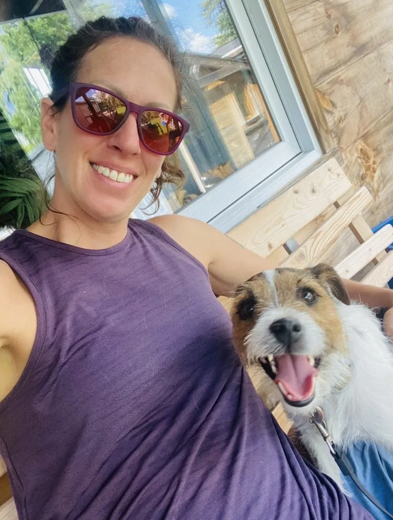 Doggy Days' Natasha Lencewicz with her dog