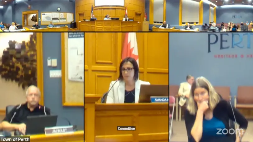 Perth solar net-metering and Planning Advisory Committee and property standards committee discussed during Perth Ontario Council.