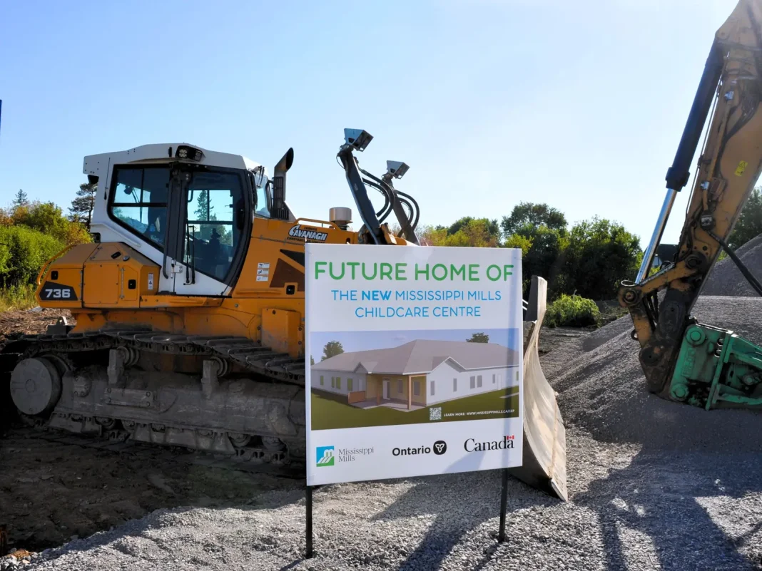 childcare-project-sign Future Home of Mississippi Mills' New Childcare Centre