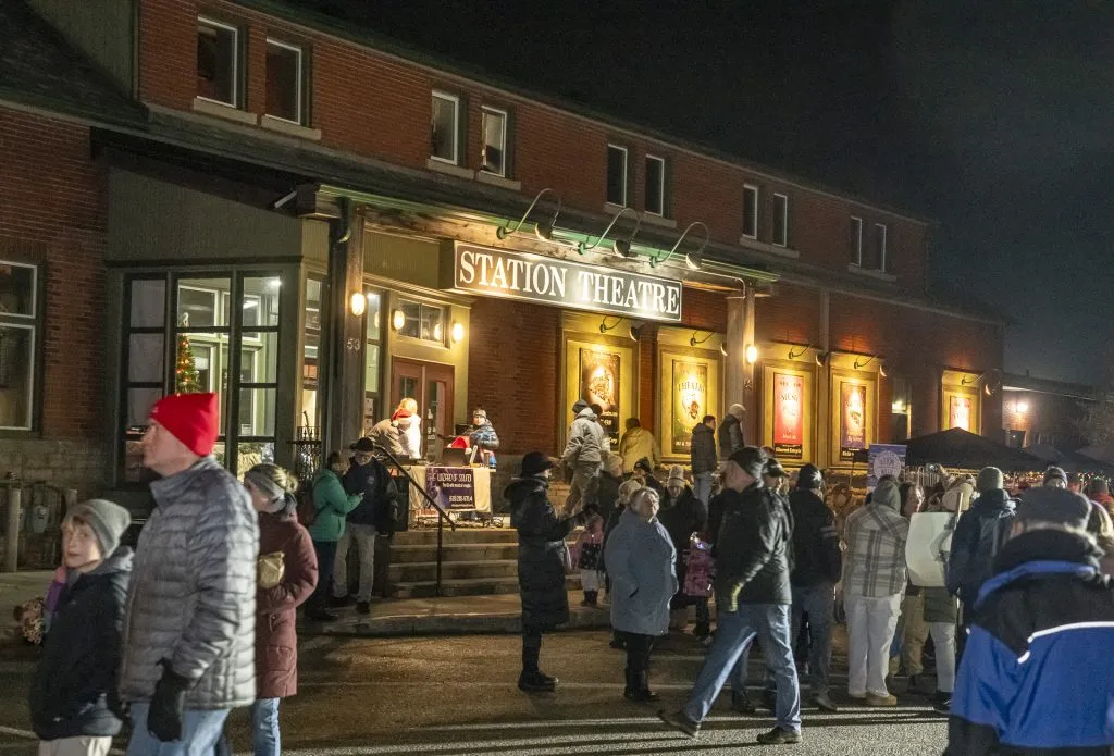 CPKC Holiday Train 2024 in Smiths Falls at the old train station.