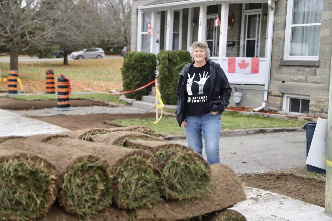 George Street reconstruction was the topic of discussion with Lorna Preston and Smiths Falls council
